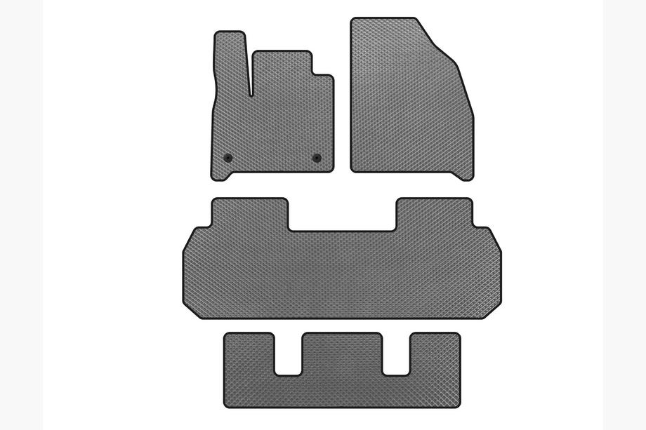 Chevrolet Traverse 2017– EVA automatten (3 rijen, grijs) Image