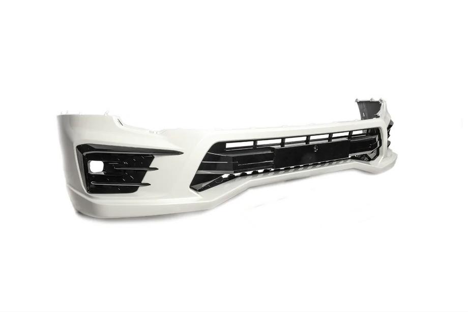 Toyota Land Cruiser 300 2021– Voorbumper lip GXR Zwarte kleur Foto 3