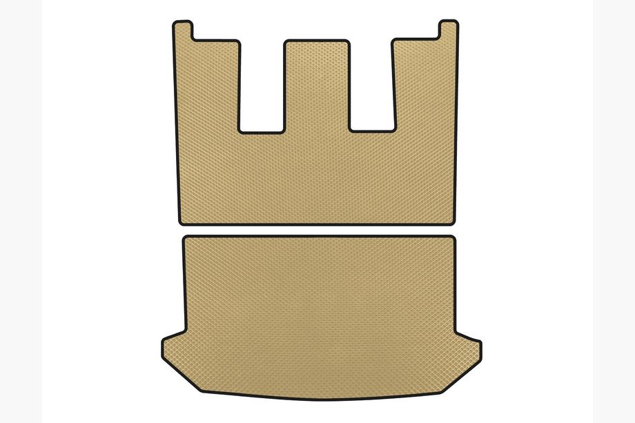 Citroen C-8 2002–2014 EVA kofferbakmat v1 (Beige) Image