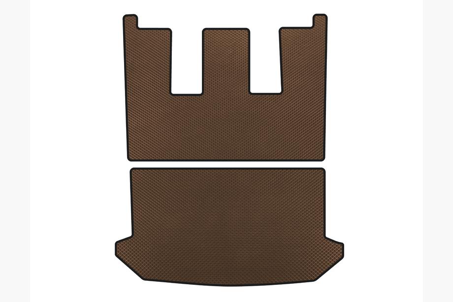 Citroen C-8 2002–2014 EVA kofferbakmat v1 (Bruin) Image