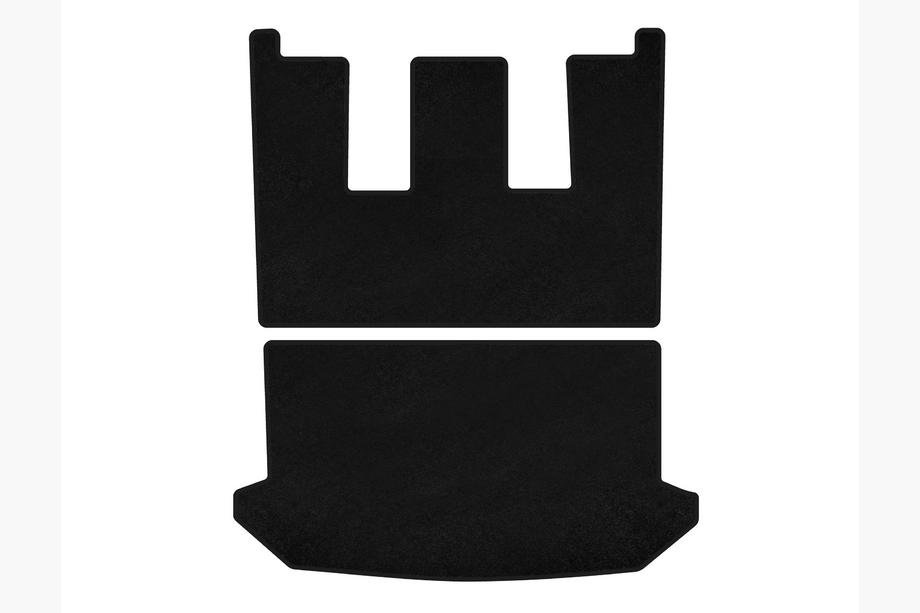 Citroen C-8 2002–2014 Textiele kofferbakmat Premium v1 (Zwart) Foto 1