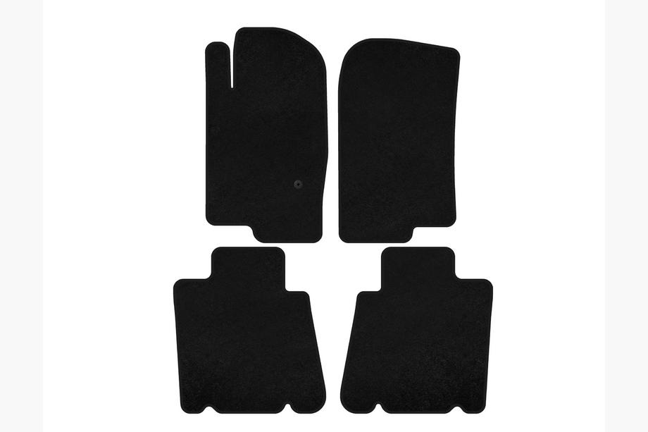 Ford Explorer 2001–2005 Premium textielen automatten (2 rijen, zwart) Image
