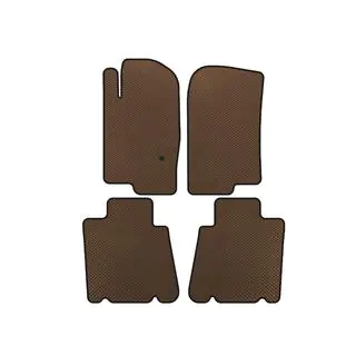 EVA automatten voor het interieur (2 rijen, bruin)