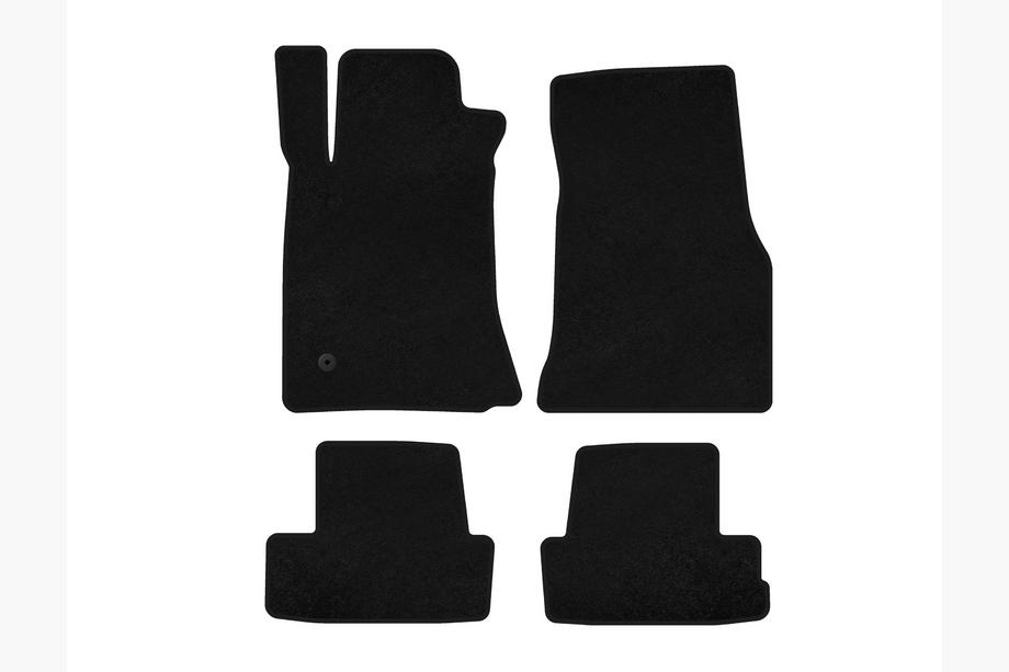 Ford Mustang 2005–2014 Textielen automatten Premium (2005-2009, GT, Coupe, Zwart) Image