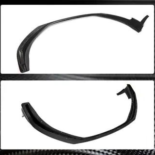 Frontlip voor voorbumper Lip V1 (2016-2019, carbon) foto 4