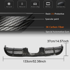 Porsche Boxster/Cayman 982 (718) 2016– Achterbumper diffuser V1 (2016-2019, carbon) foto 6