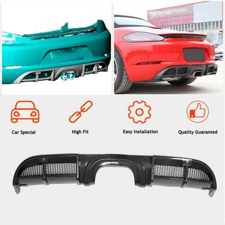 Achterbumper diffuser V1 (2016-2019, carbon) Porsche Boxster/Cayman 982 (718) 2016– foto 2