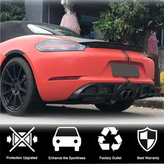 Achterbumper diffuser V1 (2016-2019, carbon) foto 3