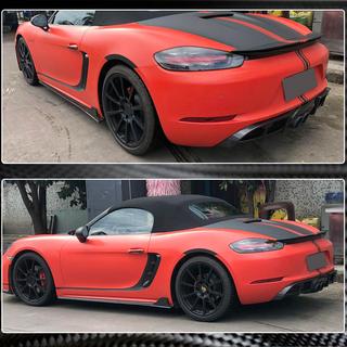 Achterbumper diffuser V1 (2016-2019, carbon) Porsche Boxster/Cayman 982 (718) 2016– foto 4