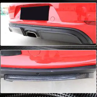 Achterbumper diffuser V2 (2016-2019, carbon) foto 4