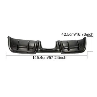 Achterbumper diffuser V3 (2016-2019, Carbon) foto 4