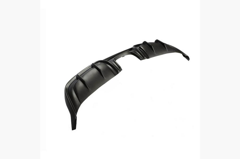 Porsche Boxster/Cayman 982 (718) 2016– Achterbumper diffuser V3 (2016-2019, Carbon) Foto 2