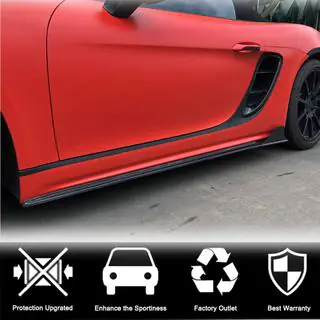 Side skirts V1 (2016-2019, carbon) foto 3