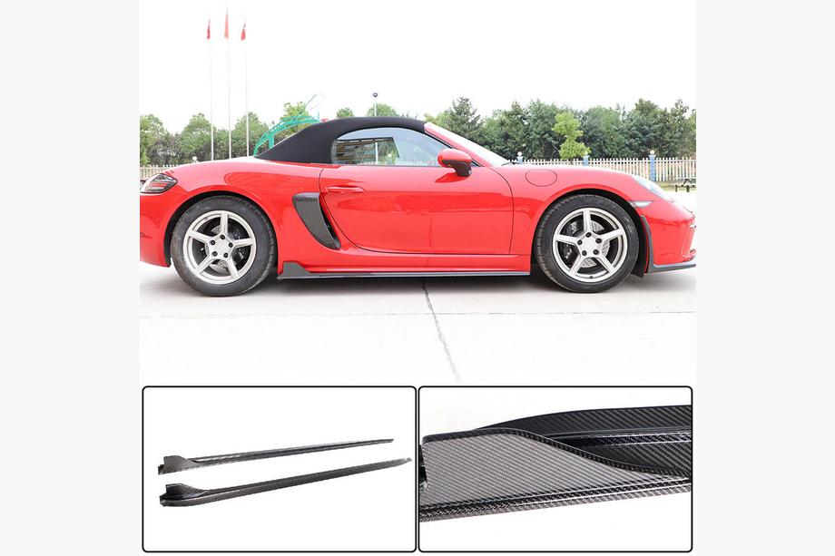 Porsche Boxster/Cayman 982 (718) 2016– Side skirts V1 (2016-2019, carbon) Foto 1