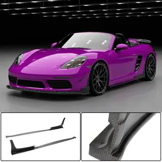 Sideskirts V2 (2016-2019, Carbon) foto 1