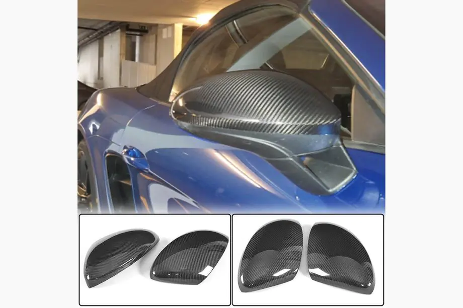 Porsche Boxster/Cayman 982 (718) 2016– Spiegelkappen (carbon) Image