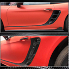 Porsche Boxster/Cayman 982 (718) 2016– Carbon covers voor voorspatborden foto 5