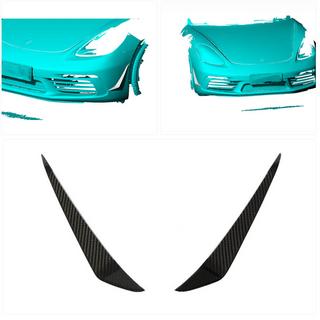 Voorbumper splitter (carbon) Porsche Boxster/Cayman 982 (718) 2016– foto 2