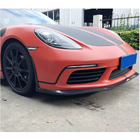 Porsche Boxster/Cayman 982 (718) 2016– Front bumper lip Lip V2 (2016-2019, carbon) foto 4