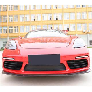 Front bumper lip Lip V2 (2016-2019, carbon) Porsche Boxster/Cayman 982 (718) 2016– foto 3