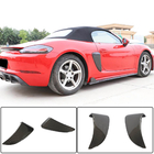 Porsche Boxster/Cayman 982 (718) 2016– Achterspatbordverbreders (2016-2019, carbon) foto 1