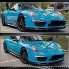 Porsche 911 (991) 2011–2019 Frontbumper lip (voor Carrera 2011-2015, carbon) foto 4