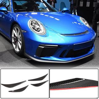 Carbon frontbumper splitters V1 (voor GT3 (RS) 2017-2019) Porsche 911 (991) 2011–2019 foto 1