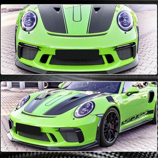 Voorbumper inserts V2 (voor GT3 (RS) 2017-2019, carbon) Porsche 911 (991) 2011–2019 foto 4