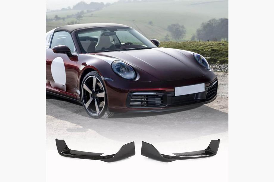 Porsche 911 (992) 2018– Frontbumper flaps Flap (voor Carrera 4 S 4S, carbon) Image
