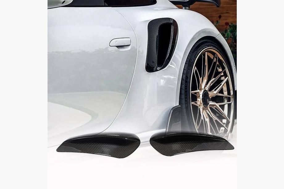 Porsche 911 (992) 2018– Achterspatbordkappen (voor Carrera/Targa, carbon) Image