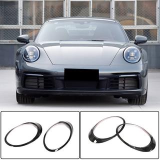 Koplampcovers (Carbon) Porsche 911 (992) 2018– foto 1