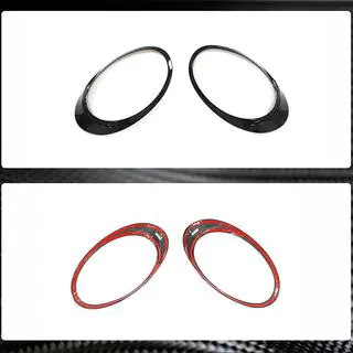 Koplampcovers (Carbon) foto 4