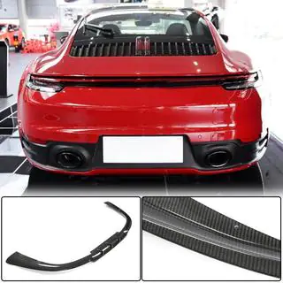 Achterbumper diffuser (voor Carrera/Targa, carbon) foto 1