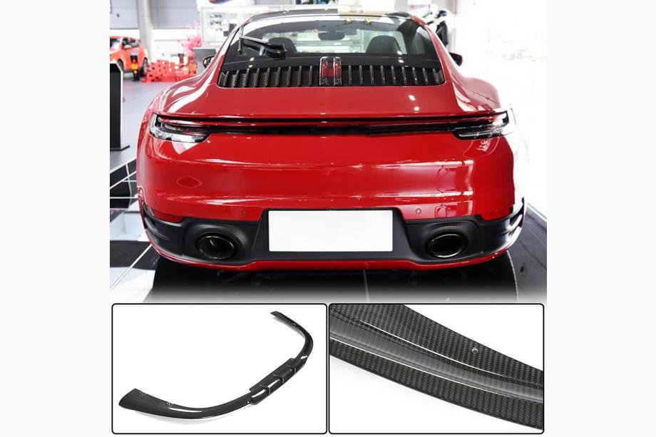 Porsche 911 (992) 2018– Achterbumper diffuser (voor Carrera/Targa, carbon) Image
