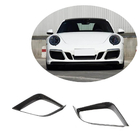 Porsche 911 (991) 2011–2019 Voorbumper afdekkappen (voor Carrera 4 GTS 2017-2018, carbon) foto 1