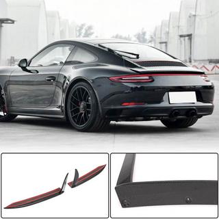 Carbon achterbumper sierlijsten (voor Carrera 4 GTS 2017-2018) Porsche 911 (991) 2011–2019 foto 1