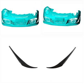 Voorbumper inserts V1 (voor GT3 (RS) 2014-2015, carbon) Porsche 911 (991) 2011–2019 foto 2