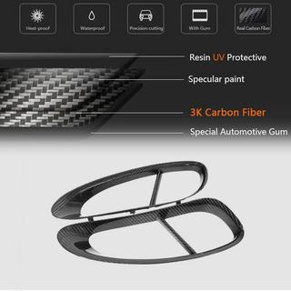 Carbon achterspatbord covers (voor Boxster) foto 4