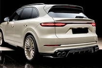 Porsche Cayenne 2018– Achterbumper diffuser (2018-2023, Carbon) foto 1