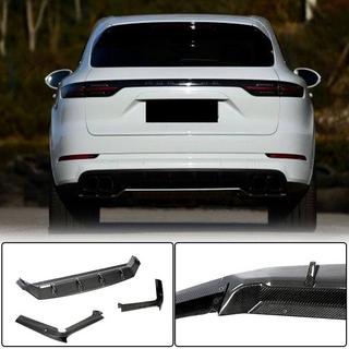 Achterbumper diffuser (2018-2023, Carbon) Porsche Cayenne 2018– foto 1