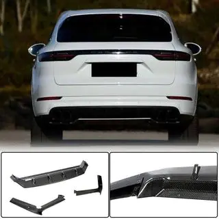 Achterbumper diffuser (2018-2023, Carbon) foto 1