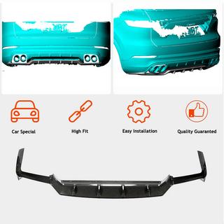 Achterbumper diffuser (2018-2023, Carbon) Porsche Cayenne 2018– foto 2