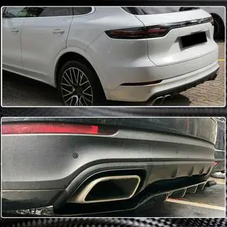 Achterbumper diffuser (2018-2023, Carbon) foto 4