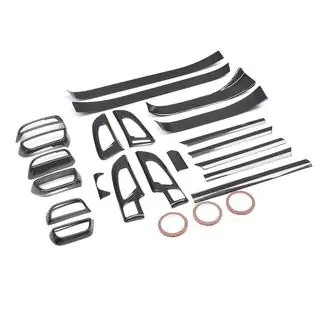 Set carbon interieur inserts (2015-2018) Porsche Cayenne 2010–2017 foto 2