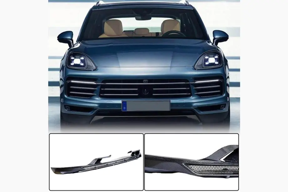 Porsche Cayenne 2018– Carbon voorlip opzetstuk (voor Base 2018-2023) Image