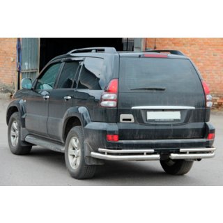 Achterste dubbele hoekstukken AK003-1 (2 st., RVS) Toyota Land Cruiser Prado 120 2002–2009 foto 1
