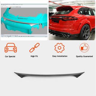 Onderlipspoiler (2015-2018, carbon) Porsche Cayenne 2010–2017 foto 2