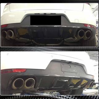 Achterbumper diffuser V1 (2014-2021, Carbon) foto 4