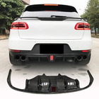 Porsche Macan 2014–2024 Achterbumper diffuser V2 (2014-2021, carbon) foto 1