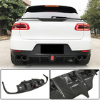 Porsche Macan 2014–2024 Achterbumper diffuser V2 (2014-2021, carbon) foto 2